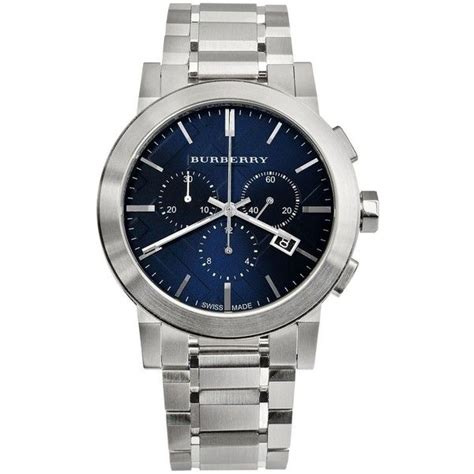 burberry bu9363 atainless steel chronograph watch|Burberry Men's Watch Chronograph The City 42mm Blue BU9363.